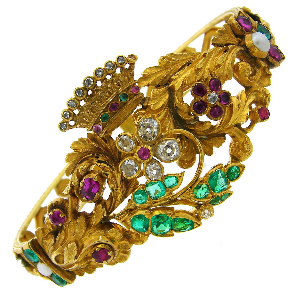 Ancient Victorian Bangle Bracelet