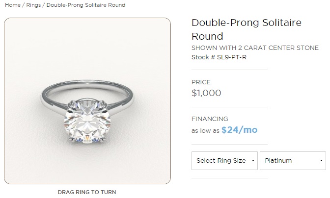 engagement ring cartier price list