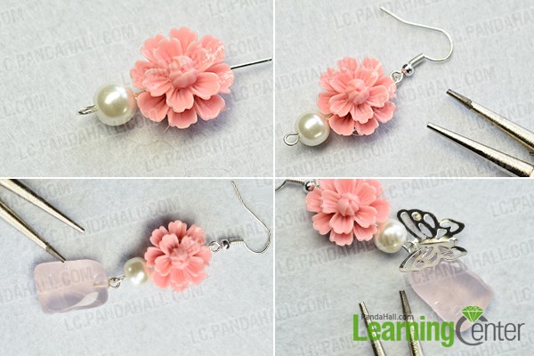 How to make these resin flower earrings: