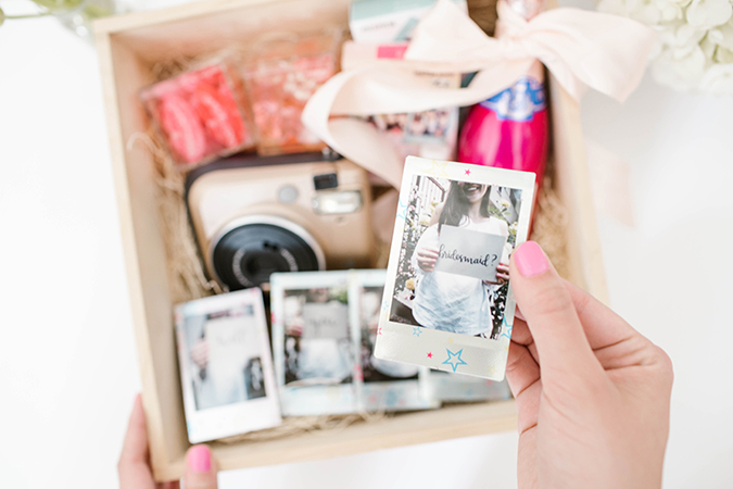 How to ask your friends to be your bridesmaids using Fujifilm