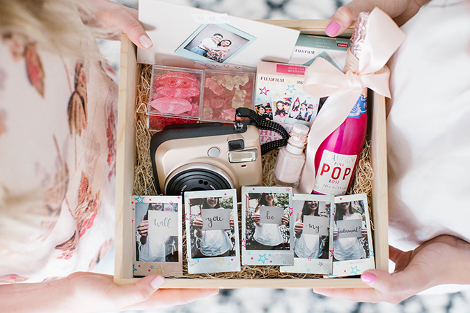 A new way to ask your girls to be your bridesmaids