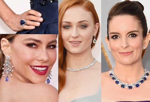 Blue 2 Oscars Academy Awards 2016 Adorn jewellery trends