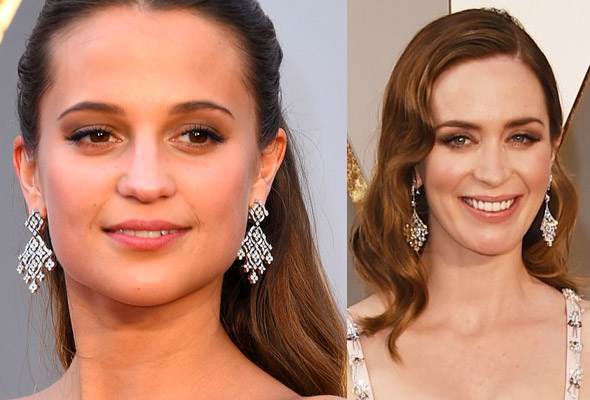 Handkerchief earring Oscars Academy Awards 2016 Adorn jewellery trends