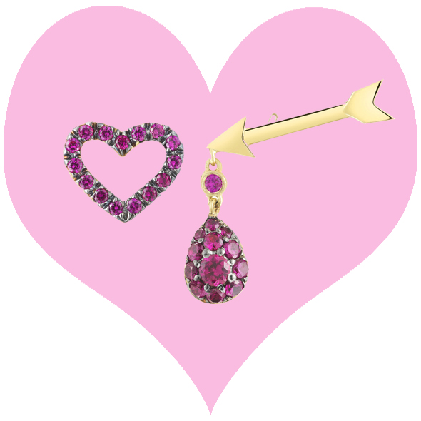 Finn Jewelry Hearts & Arrows Earrings