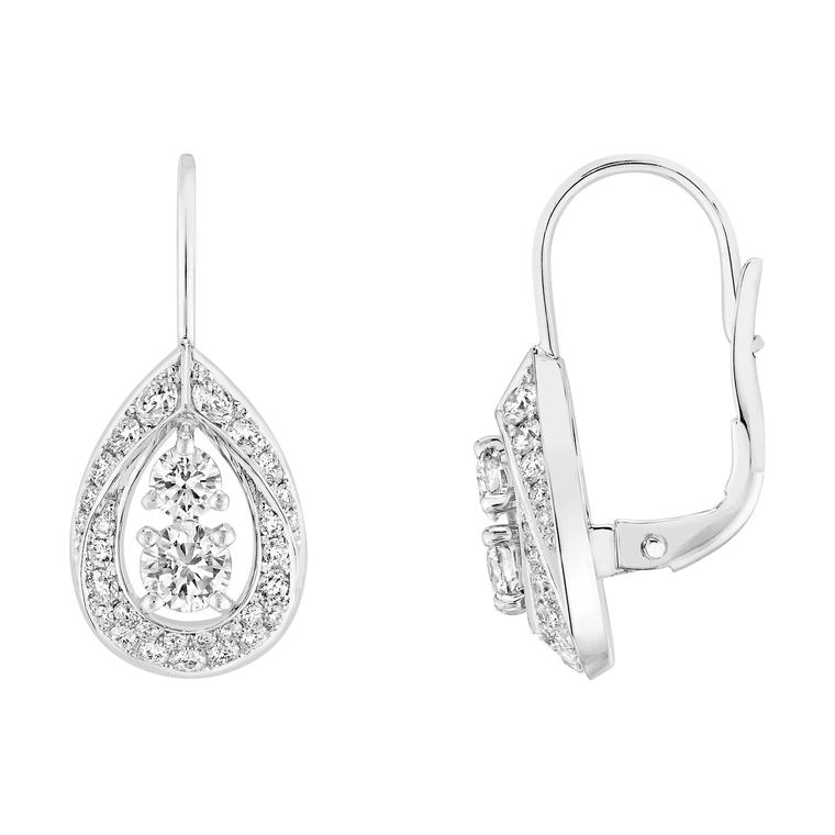 Chaumet Toi & Moi Joséphine Rondes des Nuit earrings in white gold with diamonds