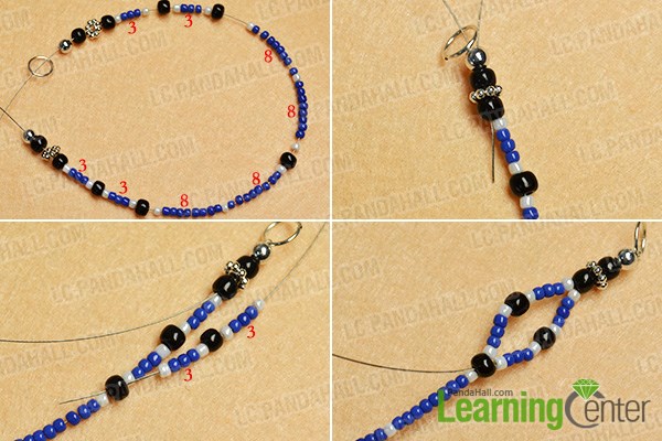 Make a basic beads pattern