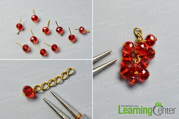 Step 1: Make the beaded dangle patterns