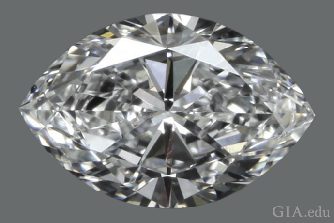 0.72 ct marquise diamond that has a length-to-width ratio of 1.5:1.