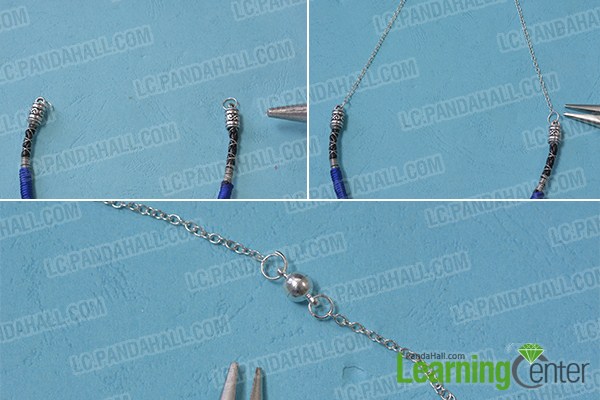 make the rest part of the cord wrapped pendant necklace