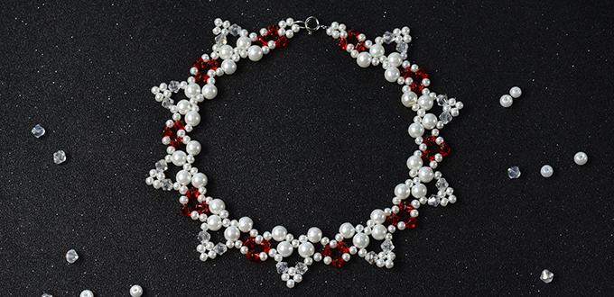 Pandahall Tutorial on How to Make Handmade Flower Beaded Choker Necklace