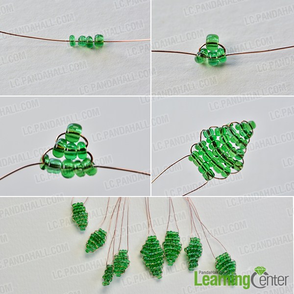make leafs for the bird nest pendant necklace