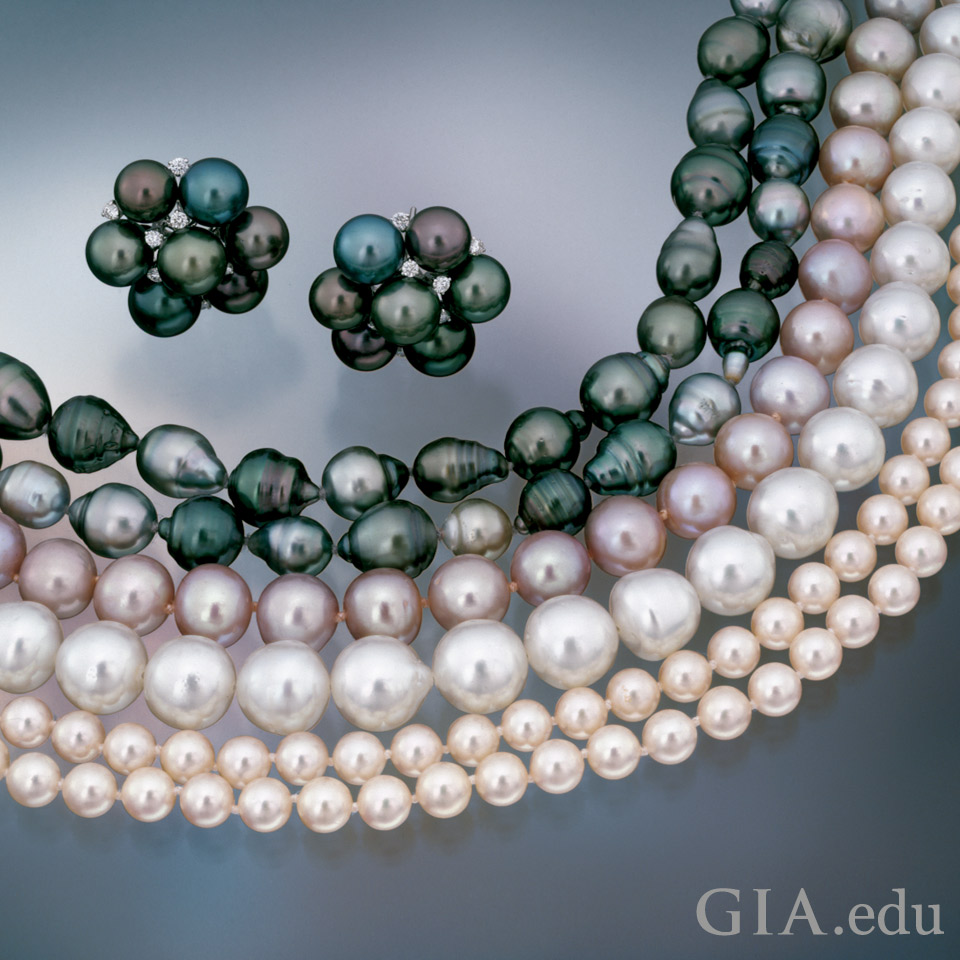 Pearl quality: cultured pearls