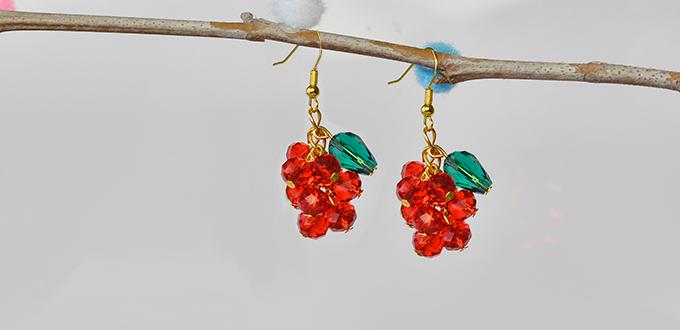 PandaHall Tutorial on How to Make Beaded Christmas Earrings in a Simple Way