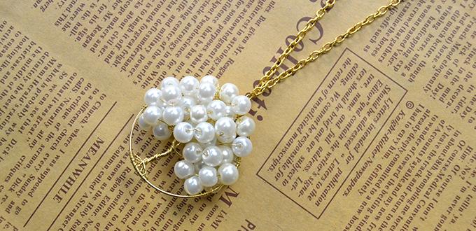 Pandahall Tutorial - How to Make Your Own Homemade Pearl Tree Pendant Necklace