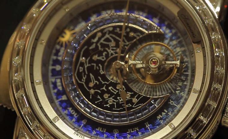 Jaeger-LeCoultre packs into one watch a minute repeater, celestial calendar and tourbillon set with 50 carats of diamonds