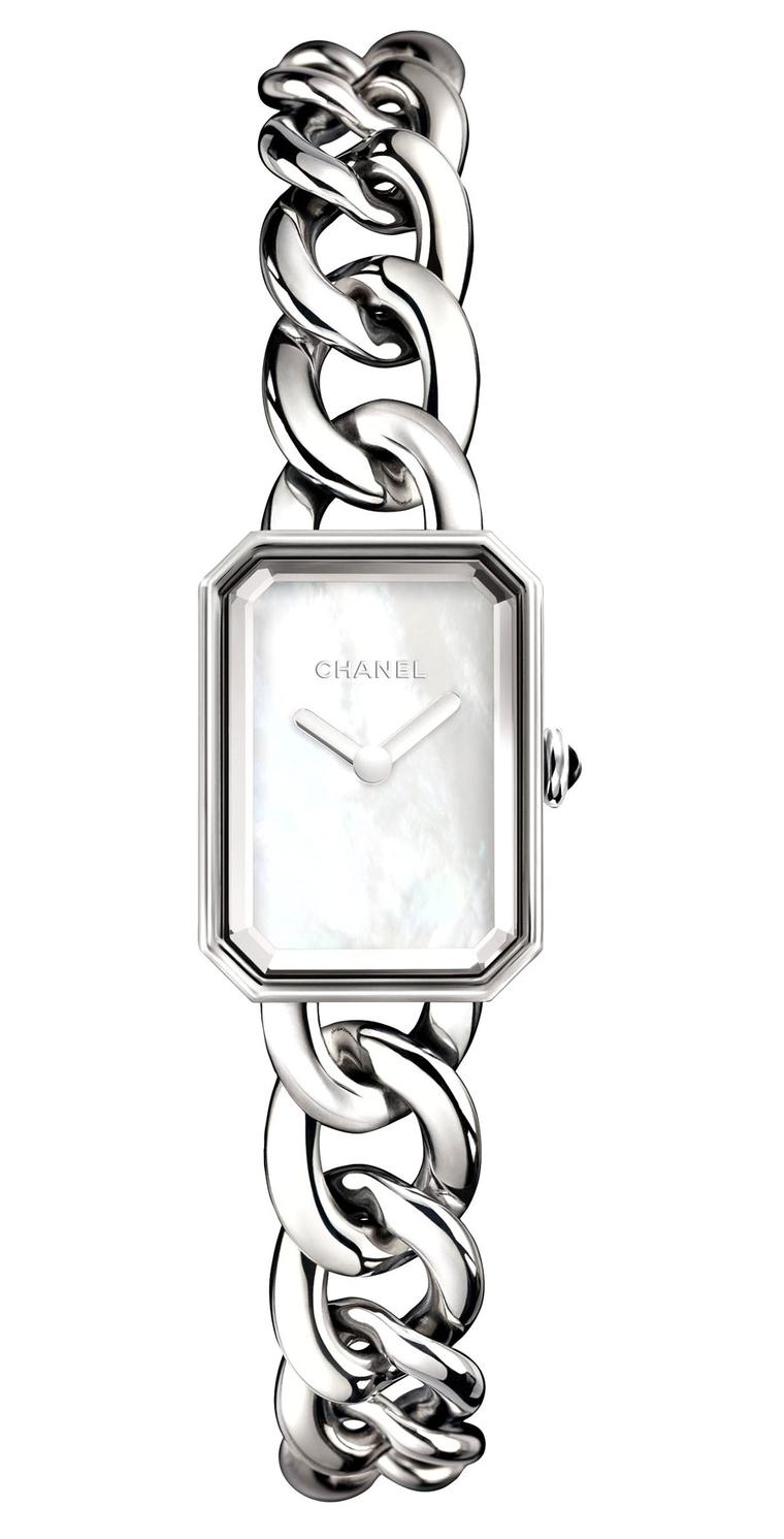 Chanel-Premiere-watch-acier-cadran-nacre-PM-H3249