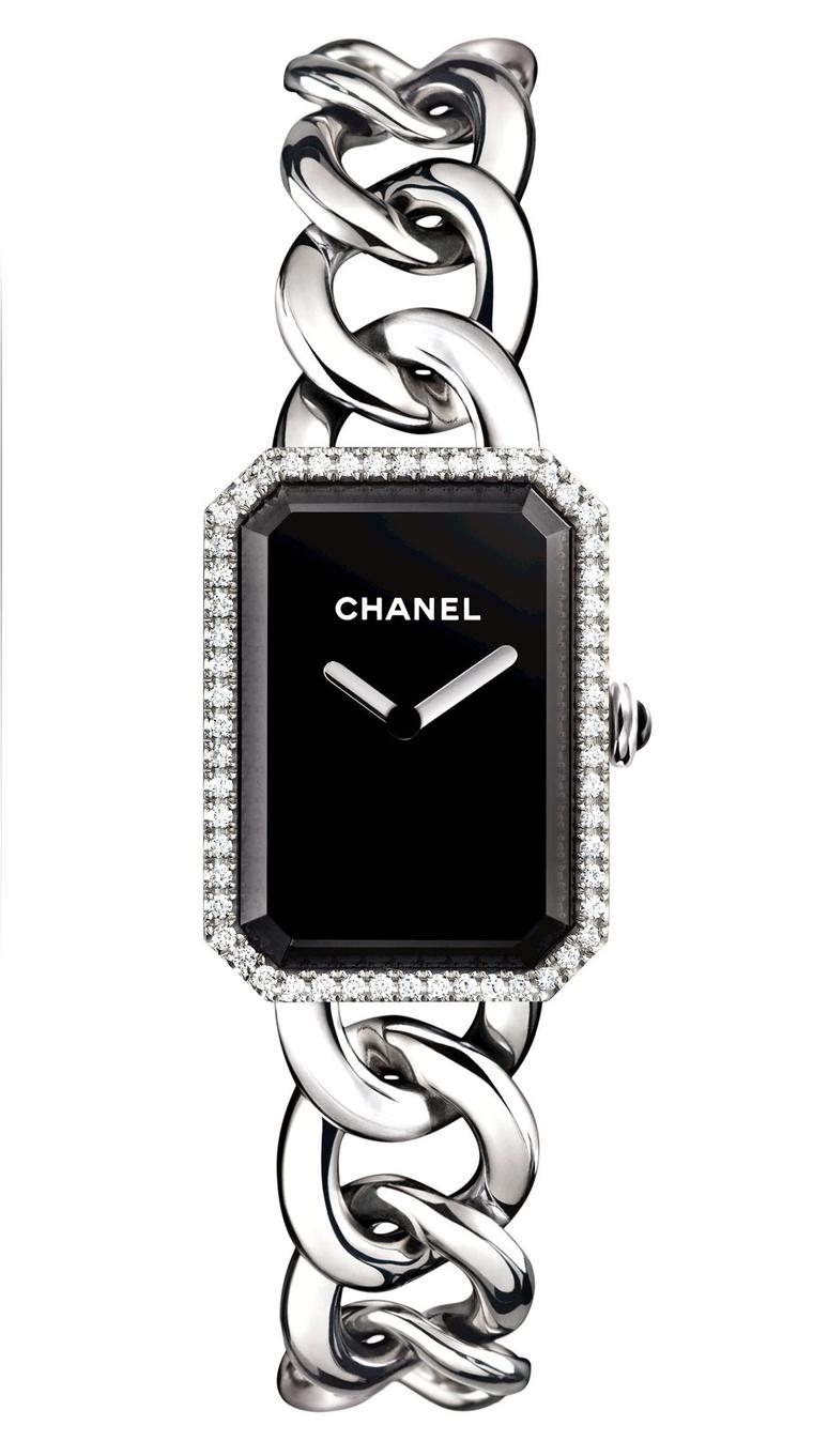 Chanel-Premiere-watch-acier-diamants-GM-H3254