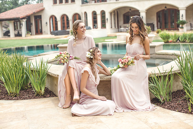Consider using a bridesmaid dress rental service | Paper Crown bridesmaids