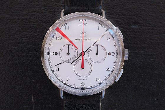 autodromo monoposto chronograph silver