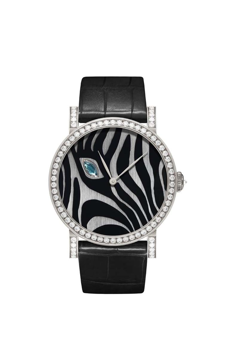 DeLaneau Rondo Zebra's Eye automatic watch