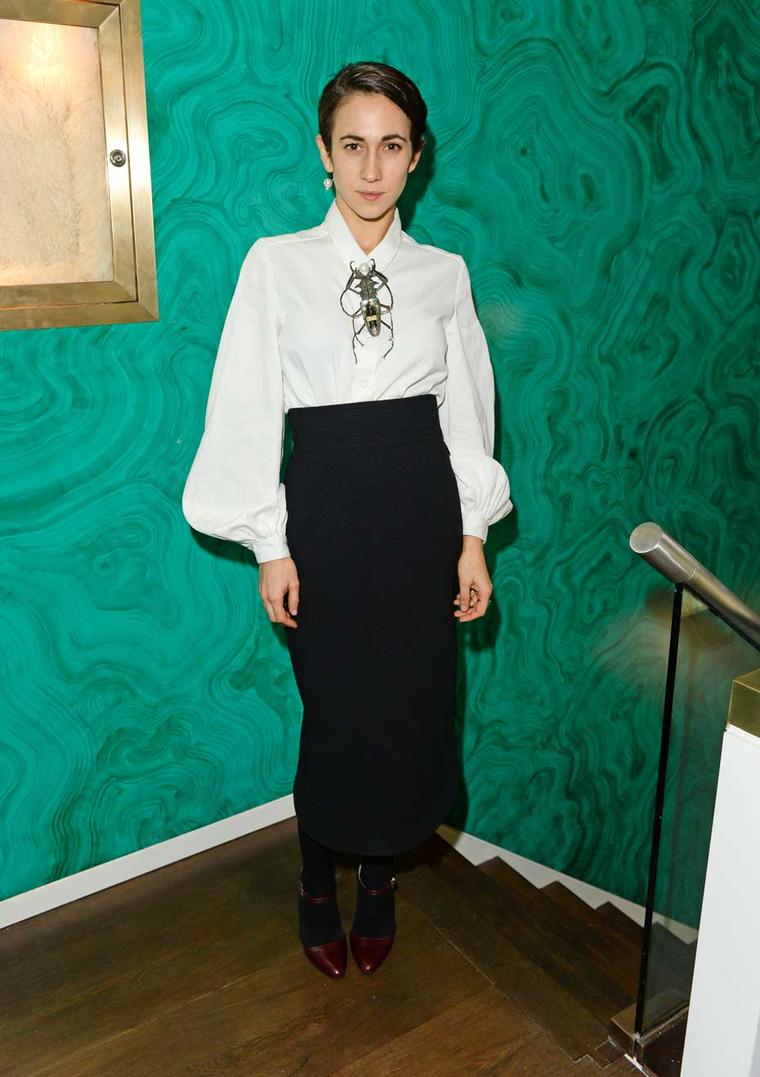 Jewellery designer Delfina Delettrez pictured at the opening of her new London boutique.