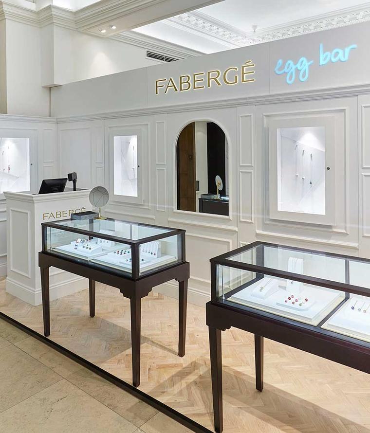 The world's most famous Russian eggs are on the menu at the pop-up Fabergé Egg Bar at Harrods until 28 March 2015.