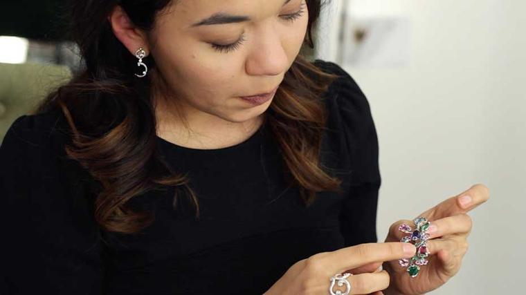 Fabergé design director Natalia Shugaeva describes some of the jewels from the new collection, which took her highly skilled team more than a year to create.