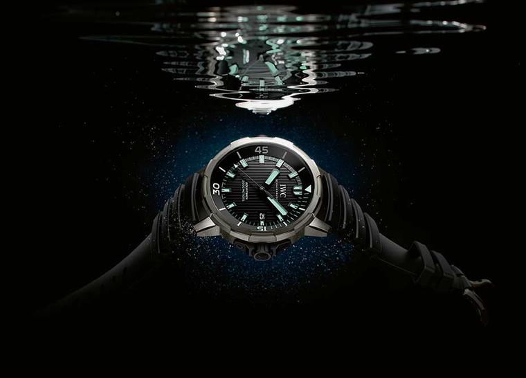 IWC's new Aquatimer 2000 can be used 2,000m beneath the sea - a watch that appeals to not only professional divers but also ambitious amateur ocean explorers.