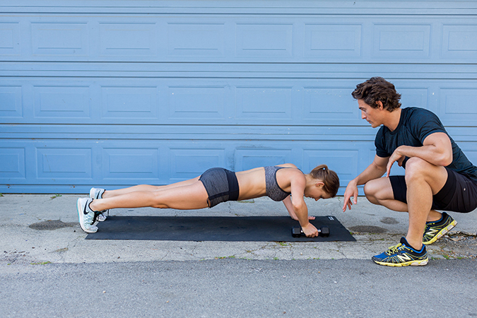 8 Total Body Exercises To Get You Ready For Anything In Life: Push Up to Dumbbell Row