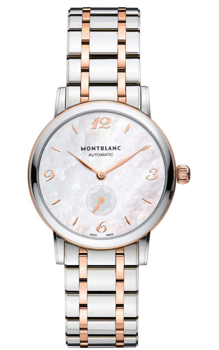 Montblanc-Star-Classique_Lady-Automatic_Steel-Gold-front