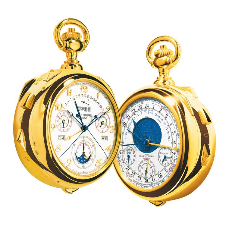 Patek Philippe Calibre 89 pocket watch with two faces