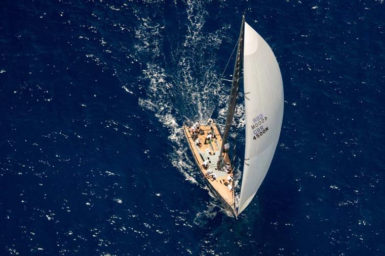 Jolt 2 sailing on a starboard tack in the French West Indies