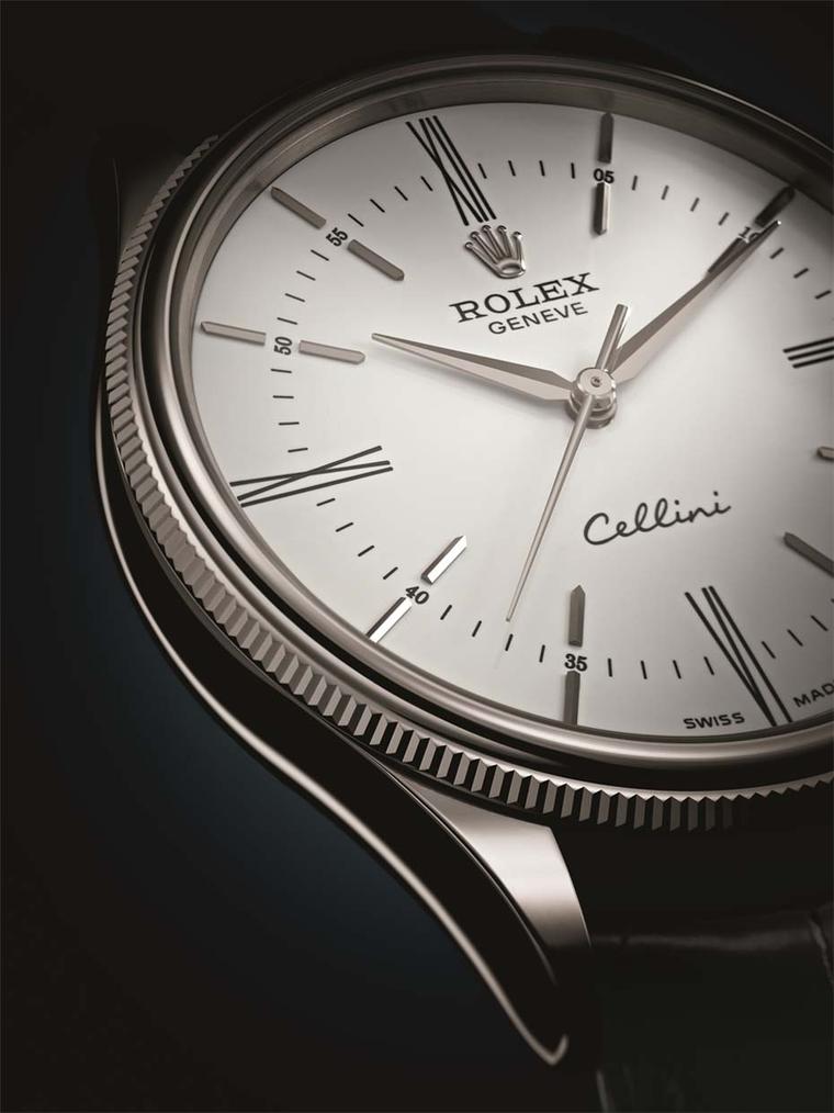 Each Rolex Cellini watch features a ‘double bezel’ that is part-domed and part-fluted