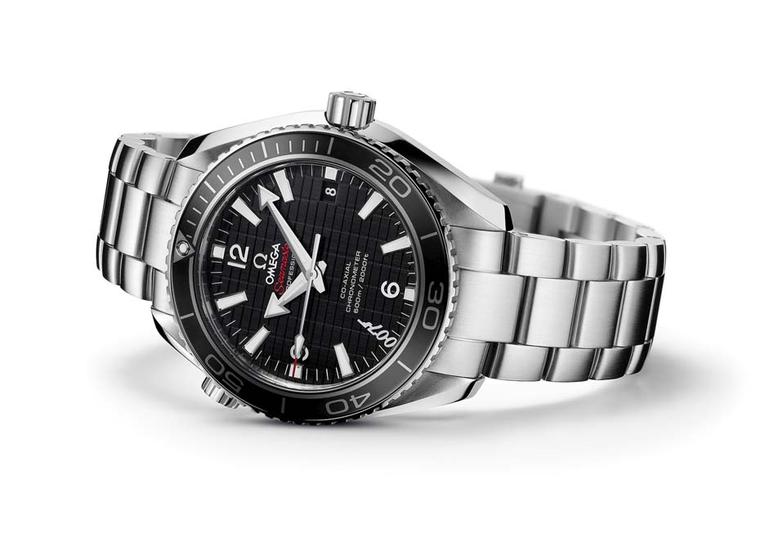Omega's 42mm Planet Ocean 600m with Co-Axial movement, as seen in the 2012 James Bond film Skyfall starring Daniel Craig, is one of two Omega watches featured in the film.