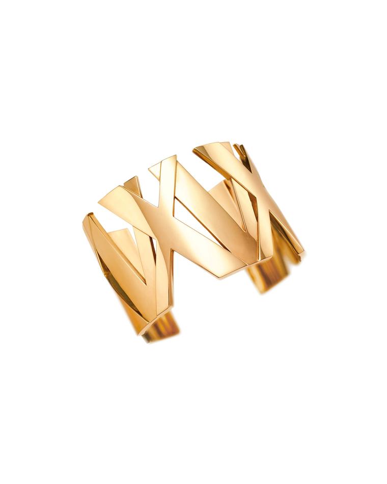 Tiffany Atlas cuff in yellow gold from £9,775.