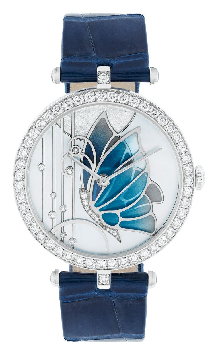 Van Cleef & Arpels 'Lady Arpels Papillon Bleu Nuit' in white gold case