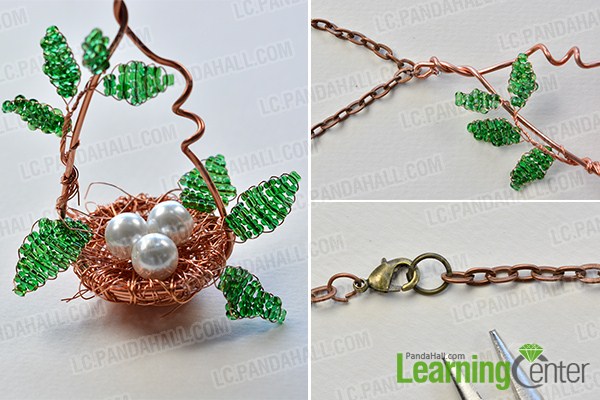 make the rest part of the bird nest pendant necklace 