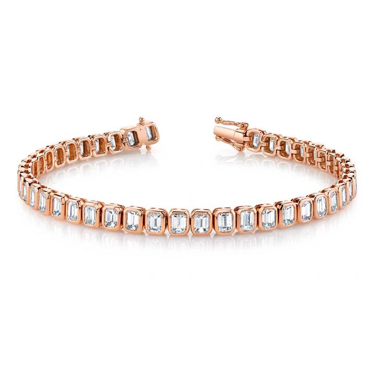 Anita Ko diamond tennis bracelet in rose gold