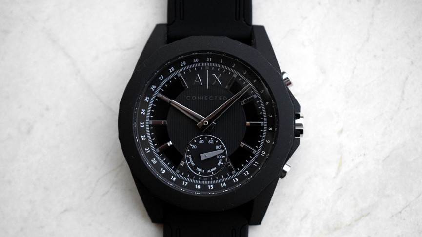 Armani Exchange's first hybrid smartwatch has rugged good looks