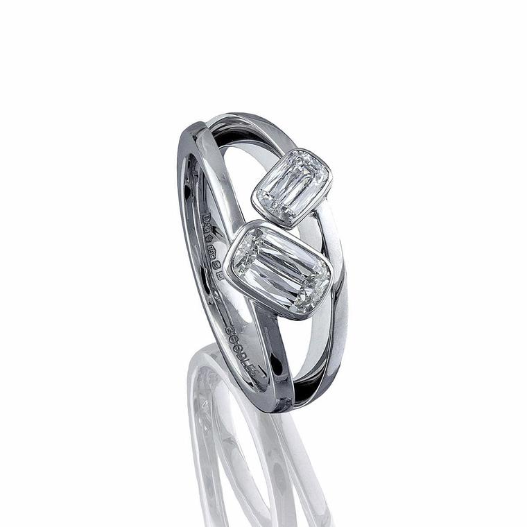 Boodles engagement ring from the Pas de Deux collection