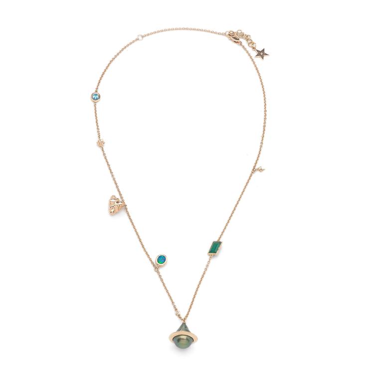 Bibi van der Velden Galaxy tahitian pearl pendant