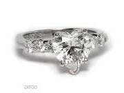 1.80 carat heart shaped diamond ring