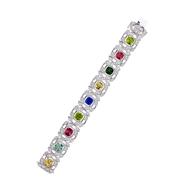 Boodles multicolour gemstone bracelet
