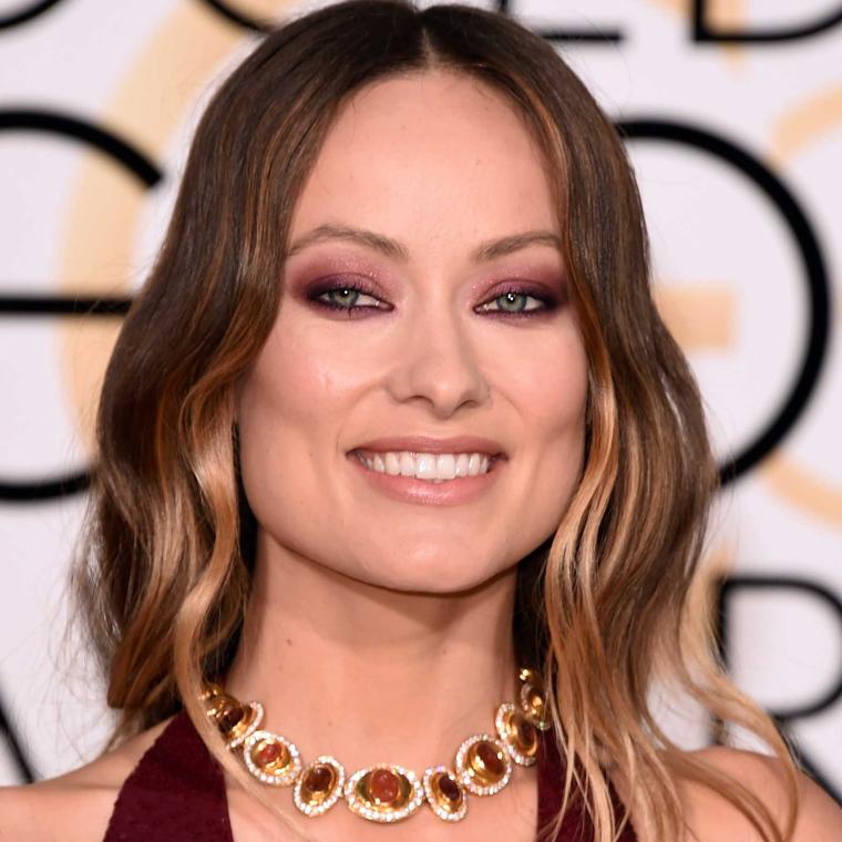Olivia Wilde wore a vintage Bulgari necklace at the Golden Globes 2016