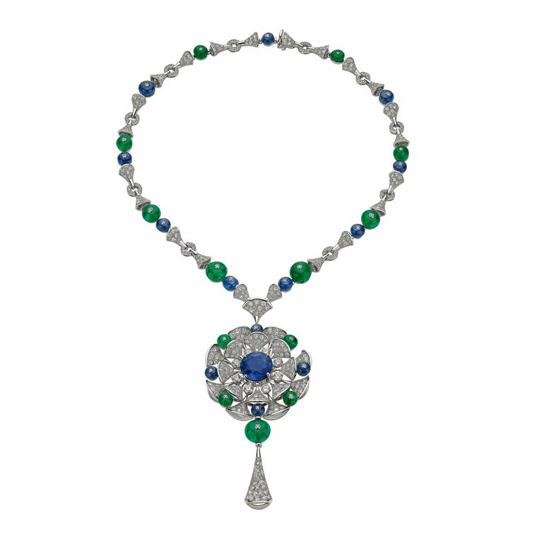 Bulgari high jewellery Sri Lankan sapphire necklace