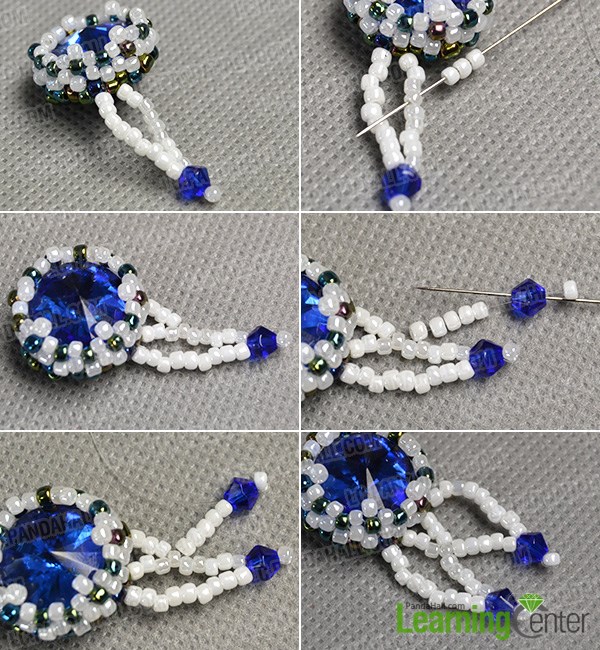 Make other one bead petal