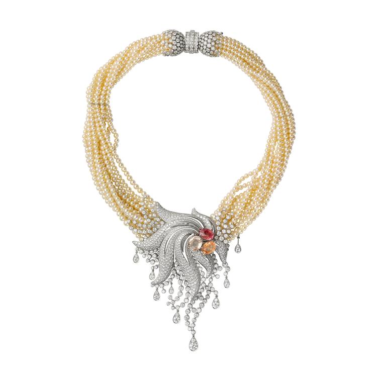 Cartier padparadscha necklace