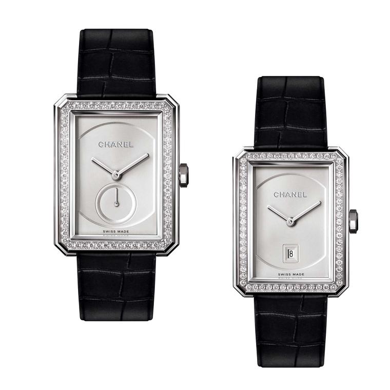 Chanel Boy.Friend watch in white gold with automatic and quartz movement