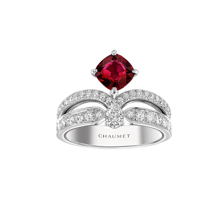 Chaumet Joséphine Eclat Floral ruby ring