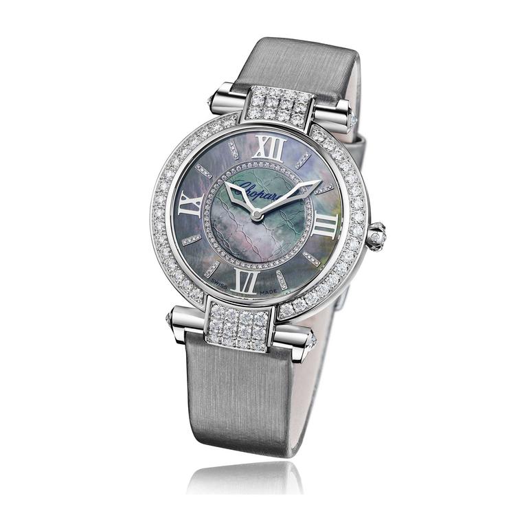 Chopard Imperiale 36mm watch with mother of pearl dial